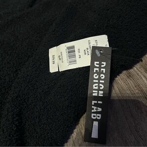 Design Lab by Lord & Taylor Black Sherpa Leggings . Small. New